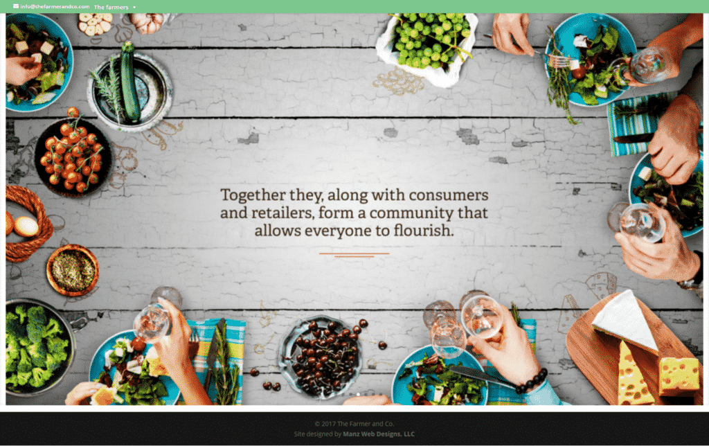 The Farmer And Co website image